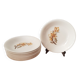 Set of 12 Magnolias hollow plates from Moulin des Loups