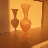 Pink vase type opaline