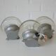 Set Of 3 / Vintage Wall Mushroom  Lamp / Ceiling Light / Industrial Sconces
