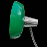 SIS type 835 - large desk lamp in green lacquered metal and chrome - 1960