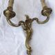 Paire d'appliques bronze
