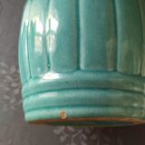 Old orchie ceramic pitcher