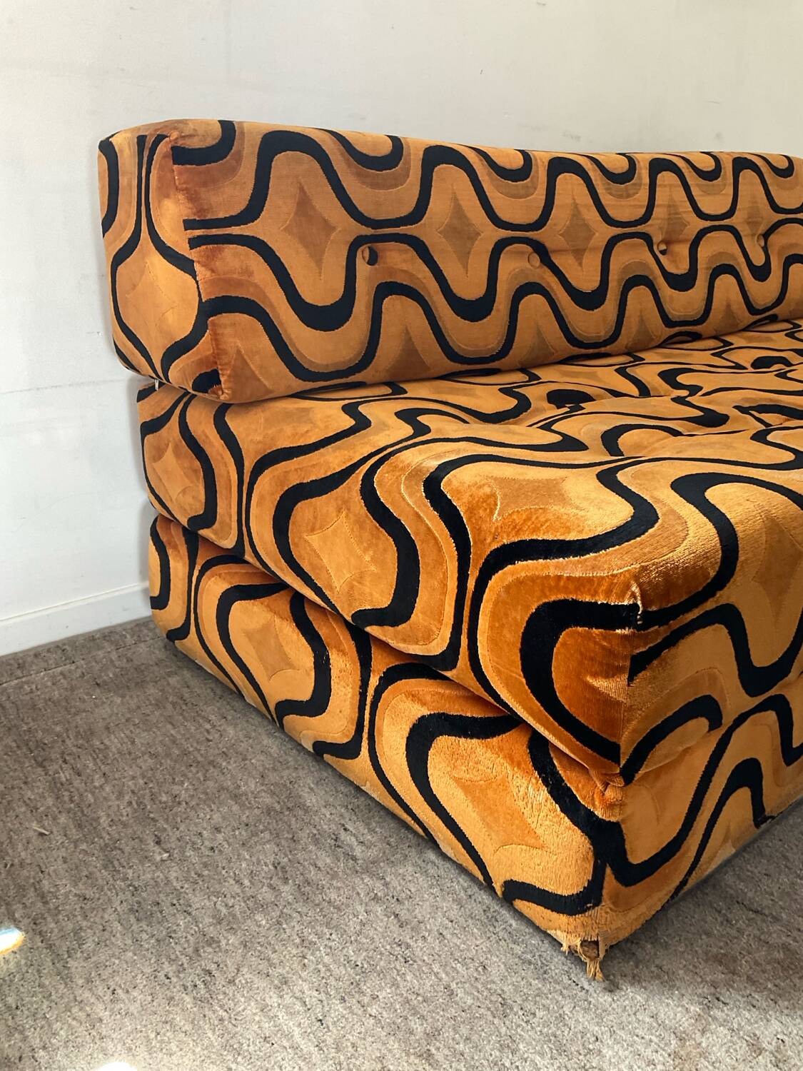 Space Age sofa convertible armchair 70s