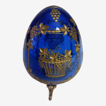 Egg glass style Fabergé Saint Petersburg
