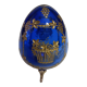 Oeuf verre style Fabergé Saint Petersburg