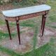 Console ancienne style louis xvi avec plateau marbre