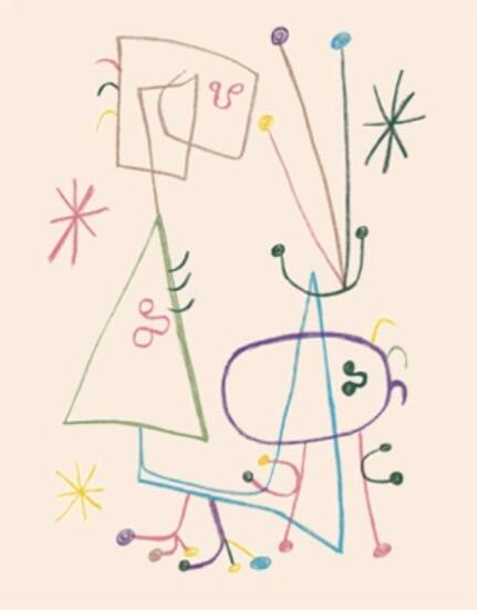 Lithograph by Joan Miró