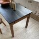 Table de ferme pin noire 250 cm