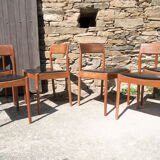 Series of 6 Danish chairs Møbelfabrik