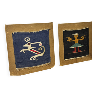 Pair of Andean tapestries, early 20th century