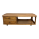 Coffee table / storage unit in solid elm ERCOL Minerva 1980s