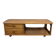 Coffee table / storage unit in solid elm ERCOL Minerva 1980s