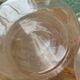 Paire de carafes en verre, art déco