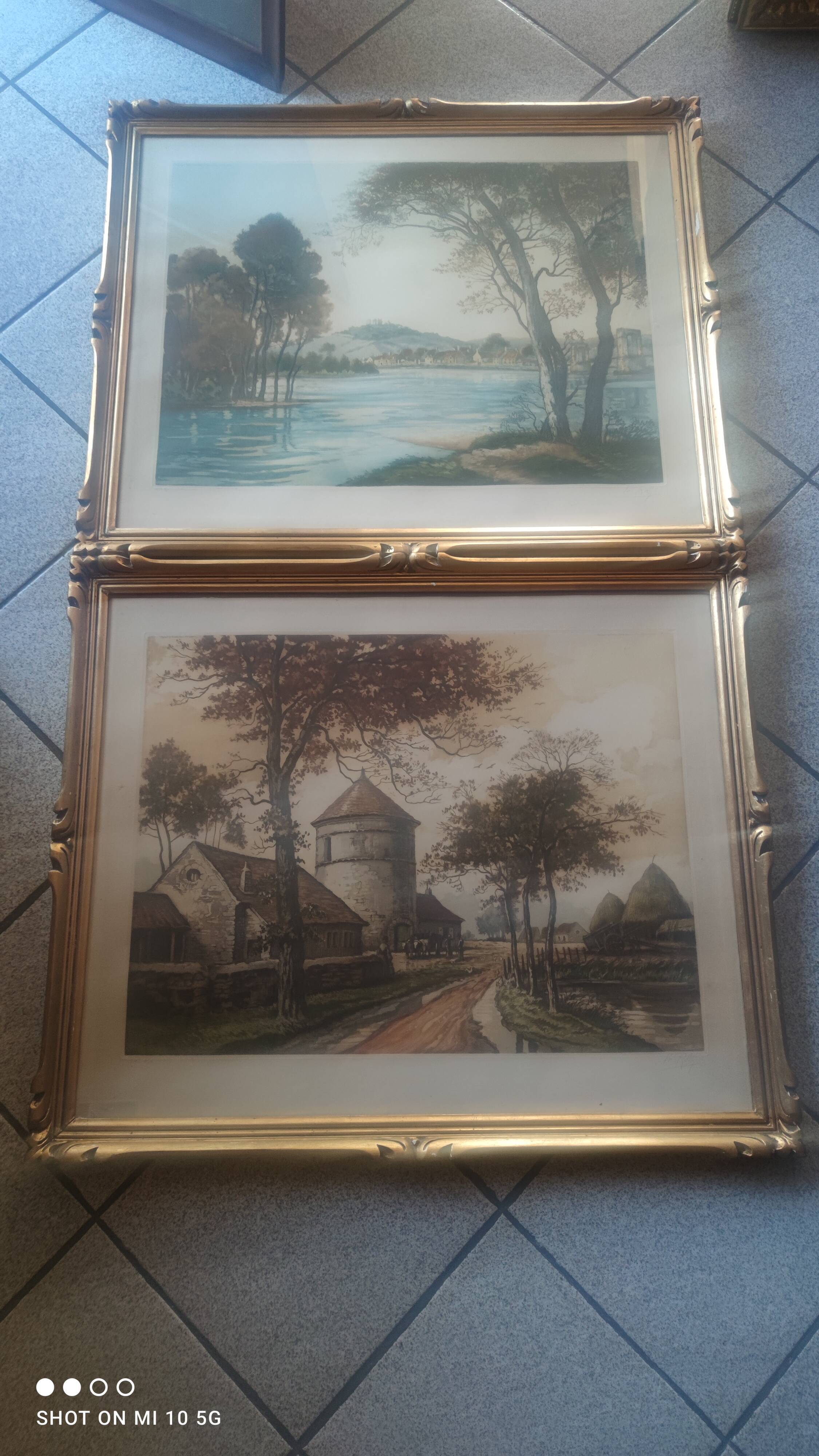 Pair of engravings by Francis Roth and Camilla Lucas, 1936