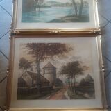 Pair of engravings by Francis Roth and Camilla Lucas 1936