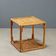 Table basse vintage en osier et bambou, Italie, années 1970-1980