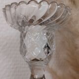 Portieux candle holder in molded glass