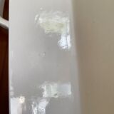 White ceramic ansé vase