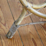 Nice rattan coffee table, vintage