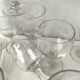 12 mismatched glasses