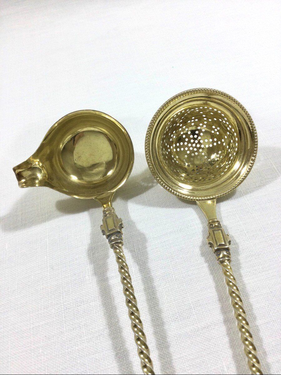 Sweden - sprinkler and ladle in vermeil