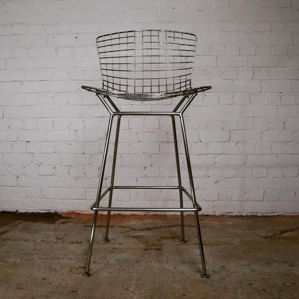 Vintage Harry Bertoia bar stool