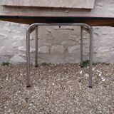 Table red Formica with extensions