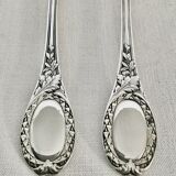 Emile puiforcat - solid silver and vermeil salad cutlery
