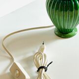 Green ceramic lamp 90s
