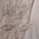 3 antique crystal stemmed glasses
