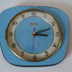 Blue Bayard formica clock