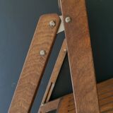 Folding wooden chair