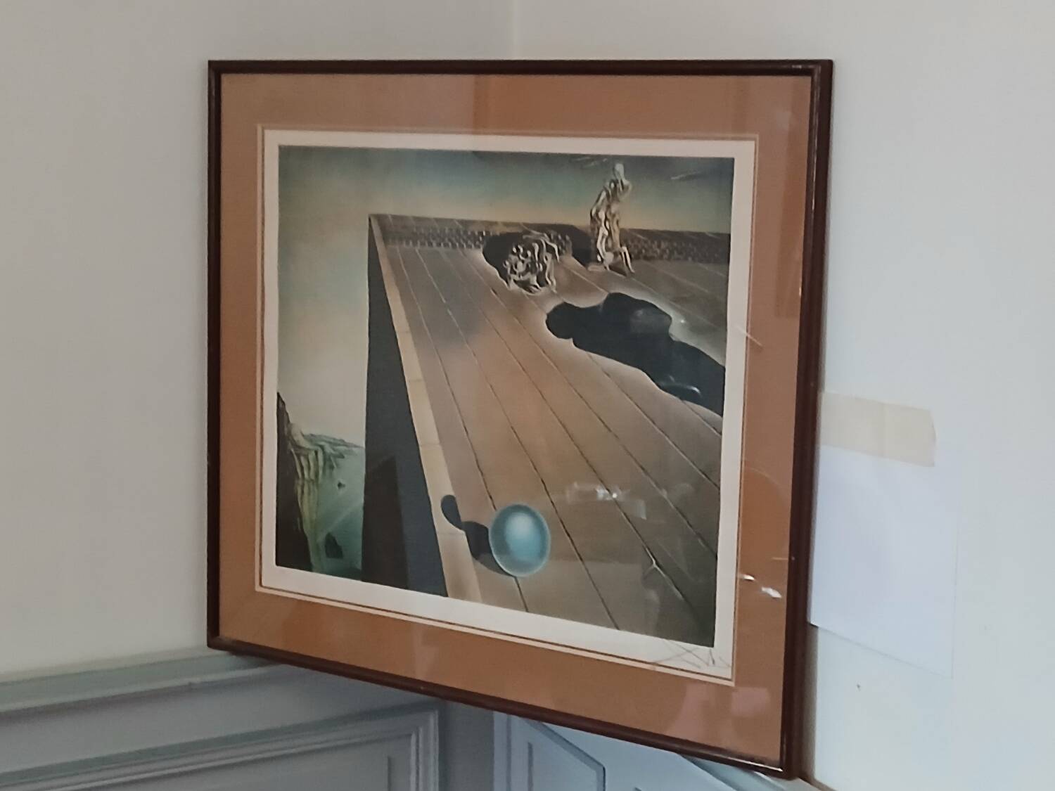 Lithograph by Salvador Dalli - after surrealist composition - signed proof d