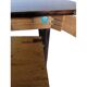 Table ronde scandinave en palissandre