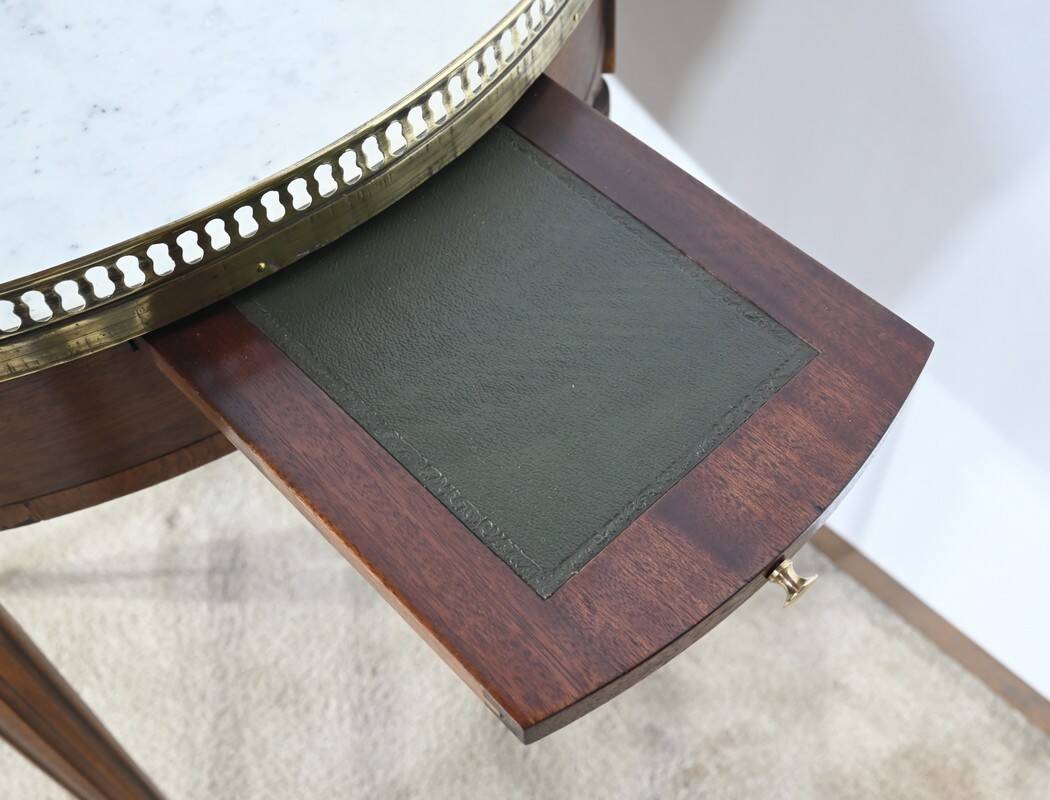 Mahogany Bouillotte Table, Louis XVI style – Mid 20th century