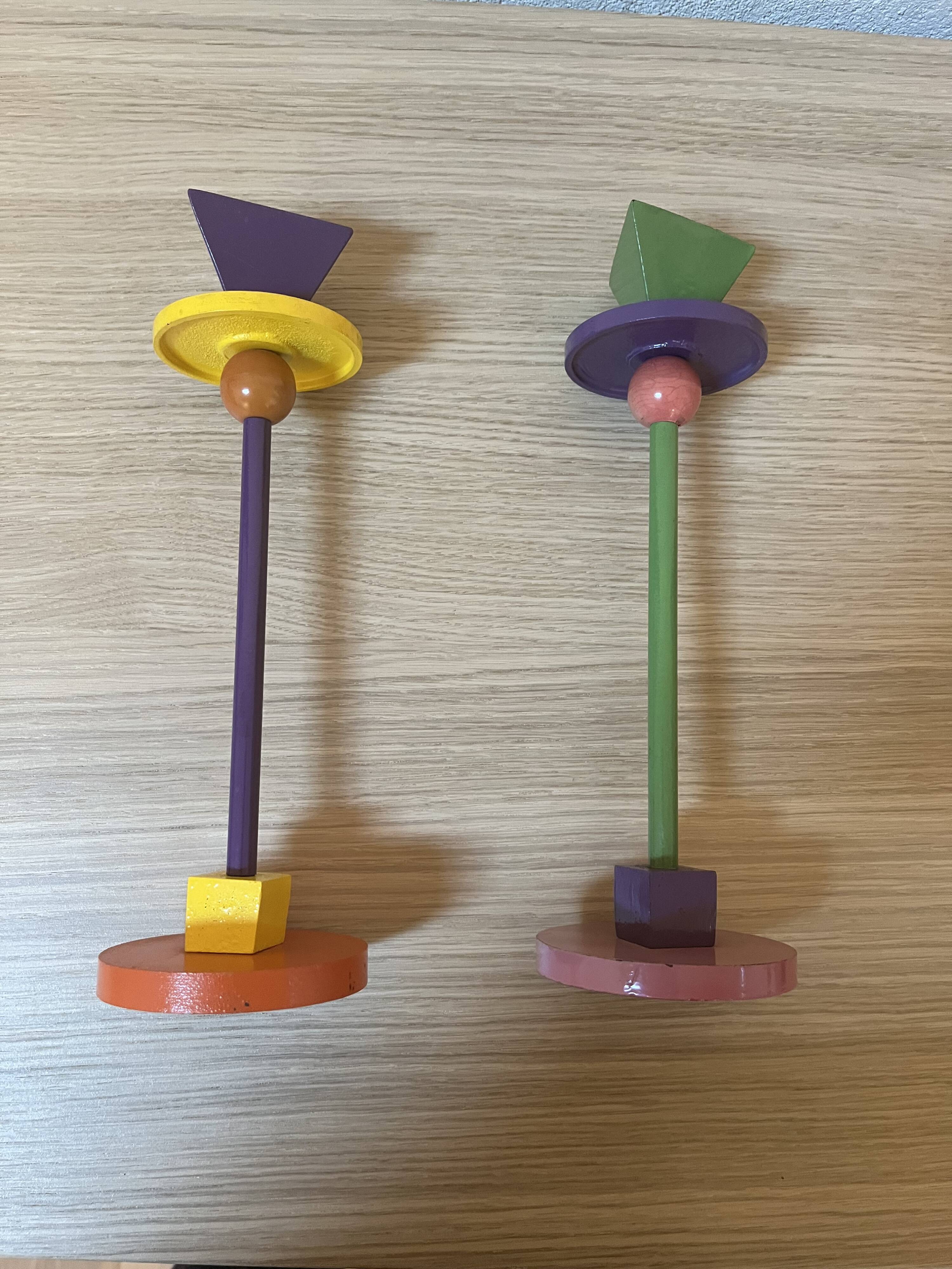 Pair of vintage Ikea candlesticks