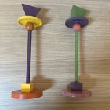 Pair of vintage Ikea candlesticks