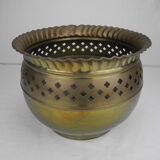 Brass flowerpot