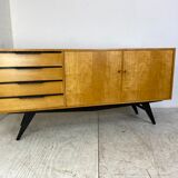mid-century modern birch sideboard, 1950s