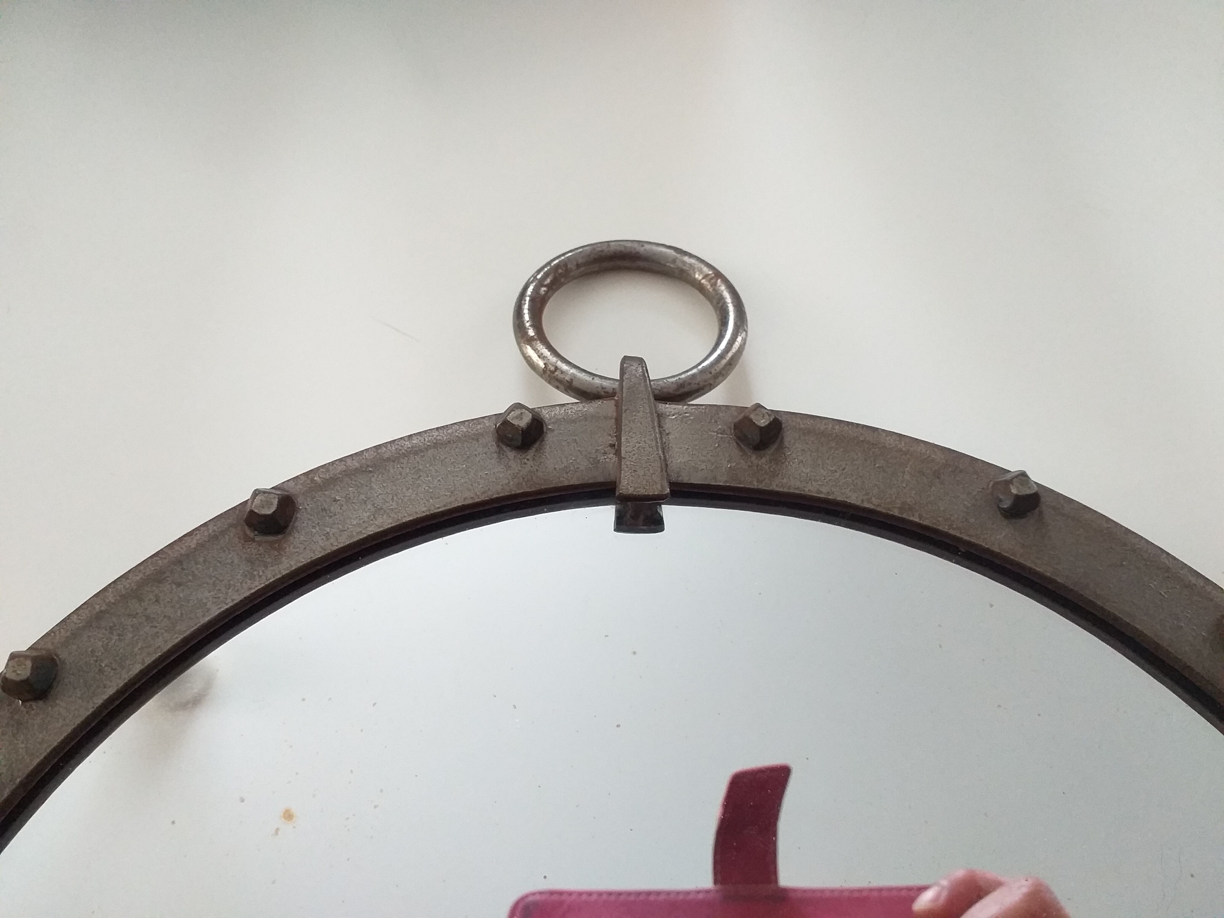 Industrial window mirror 37cm