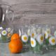 Service at orangeade daisies