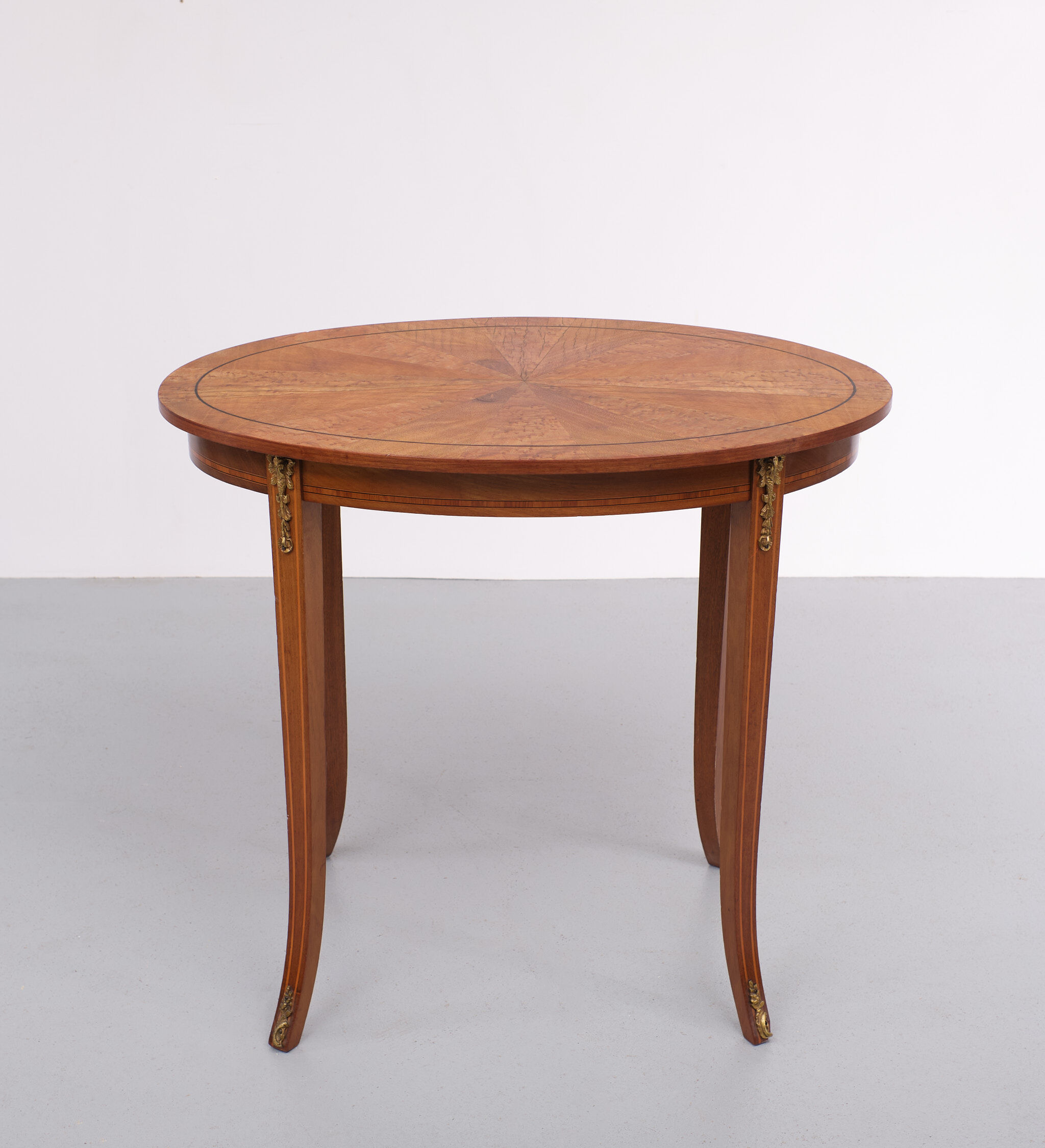 Antique oval france center table, 1870