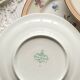 6 small dessert plates Limoges dessert flowers old porcelain Charles Ahrenfeldt