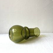 Scandinavian olive green vase, design by Riihimaki / Tamara Aladin.