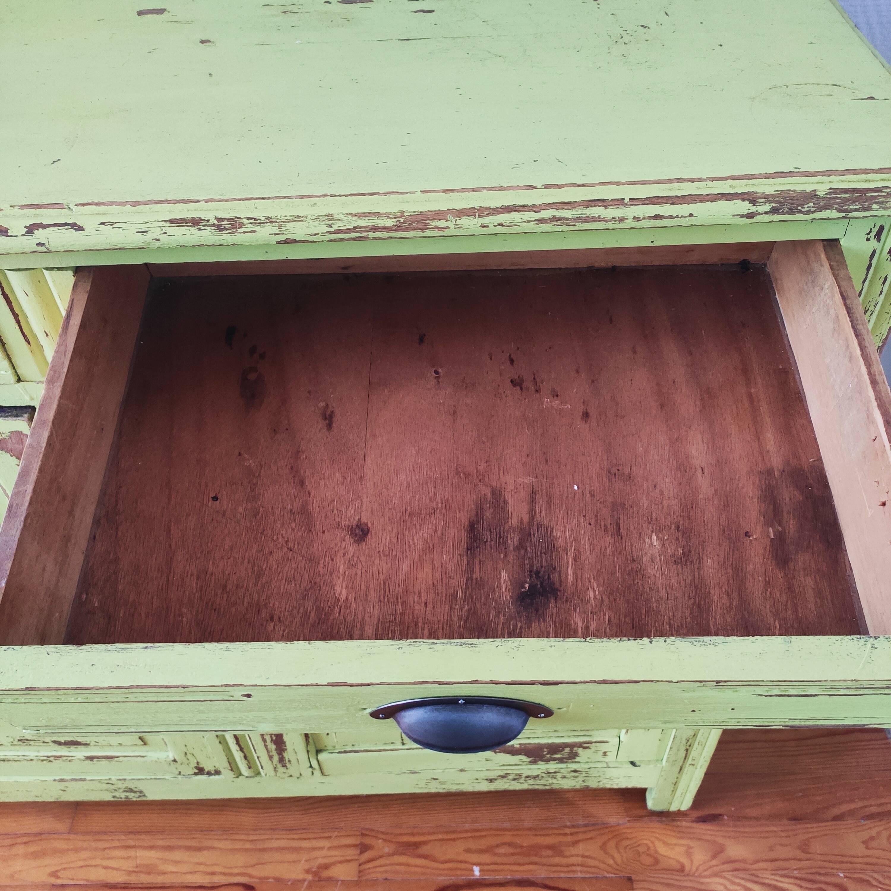 Old Parisian buffet with patina