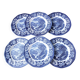 6 Lochs of Scotland Enoch Wedgwood Dessert Plates
