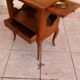 Beech bedside tables. 1930s Art Deco.
