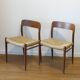 Pair of Niels Otto Møller chairs