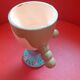 Wooden shell, hand painted, little girl, year 50