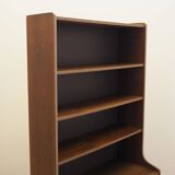 Bibliothèque en chêne, design danois, années 1970, production : Danemark